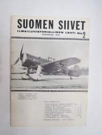 Suomen Siivet 1969 nr 2 - Ilmailuhistoriallinen lehti, Sotilasilmailun suurin rauhanajan onnettomuus 1937, Fokker D.XXI Talvisota, MBR-lentoveneet, Gloster Gauntlet