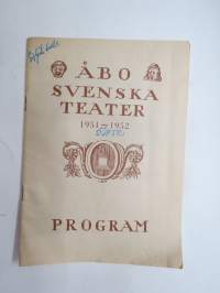 Åbo Svenska Teater spelåret 1951-1952, 