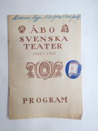 Åbo Svenska Teater spelåret 1952-1953, 