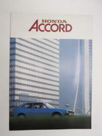Honda Accord -myyntiesite / sales brochure