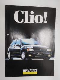 Renault Clio -myyntiesite / sales brochure