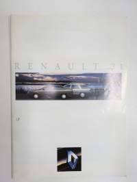 Renault 21 1993 -myyntiesite / sales brochure