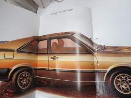 Audi Coupé 1981 -myyntiesite / sales brochure