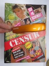 Censur 1989 nr 3 -aikuisviihdelehti / adult graphics magazine