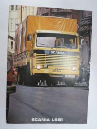 Scania LB 81 -myyntiesite / sales brochure