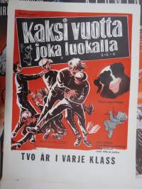 Kaksi vuotta joka luokalla -elokuvajuliste / movie poster