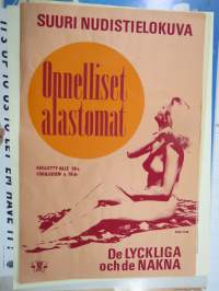 Onnelliset alastomat - De lyckliga och de nakna - Suuri nudistielokuva -elokuvajuliste / movie poster