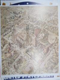 Pommitettu saksalainen kaupunki - Sodan lehdet dokumentti 11 -juliste, uustuotantoa / poster, reprint