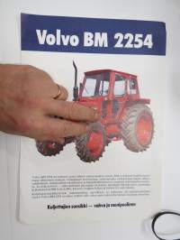 Volvo BM 2254 traktori -myyntiesite / sales brochure