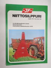 JF Niittosilppuri mallit FH 113 / 133 / 145 -myyntiesite / sales brochure