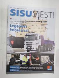 Sisuviesti 2014 nr 1, Sisu Polar on valmis, Sisu 10 x 10 ajoneuvoja öljyteollisuudelle, Harri & Hannu & Antti Koivisto vihreistä sinisiin, Kuljetusliike Sevon, ym.
