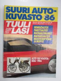 Tuulilasi 1986 Autokuvasto - kaikkien henkilöautojen & pakettiautojen tekniset tiedot ja hinnat - mukana myös moottoripyörät, mopot ja matkailuvaunut, Saab-mainos