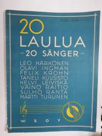 20 laulua 20 sånger