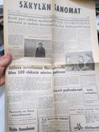 Säkylän Sanomat, 15.4.1964 -sanomalehti