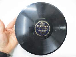 Columbia DY 60 Rytmi Pojat Eugen Malmsténin johdolla - Tonava kaunoinen / Kultaa ja hopeaa -savikiekkoäänilevy / 78 rpm 10