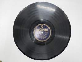 Columbia DY 291, Eugen Malmstén - Suudelma kolmasti päivässä / Sinipunainen satu -savikiekkoäänilevy / 78 rpm 10