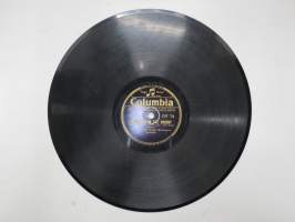 Columbia DY 74, Ramblers orkesteri - Carmen Sylva -valssi / Rytmi pojat - Roses from the Orient (Ruusuja Itämailta) -savikiekkoäänilevy / 78 rpm 10
