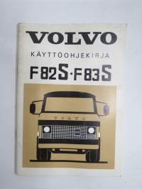 Volvo F82S, F83S -käyttöohjekirja / operator´s manual in finnish
