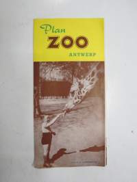 Zoo Antwerp -brochure in english, englanninkielinen eläintarha-esite