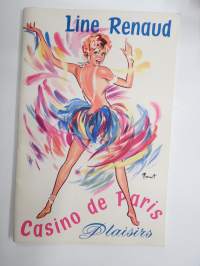 Casino de Paris, Line Renaud, Henri Varna -cabaret program