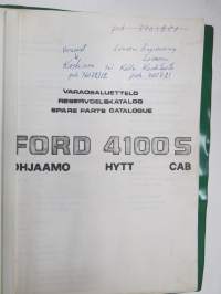 Ford 4100 S Ohjaamo / Hytt / Cab -varaosaluettelo / Reservdelar / parts list