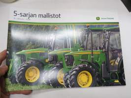 John Deere traktori 5-sarjan mallistot 70 - 100 hv (51-74 kW) -myyntiesite / tractor brochure