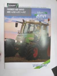 Fendt Farmer 400 Vario 409, 410, 411, 412 traktori -myyntiesite, suomenkielinen / sales brochure, in finnish