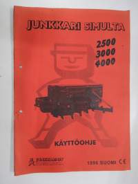 Junkkari Simulta 2500, 3000, 4000 kylvölannoitin käyttöohjekirja