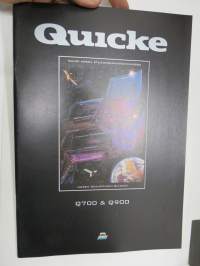 Quicke Q700 & Q900 etukuormain -myyntiesite / sales brochure