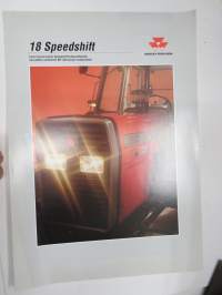 Massey-Feguson 18 Speedshift pikavaihde -myyntiesite / sales brochure