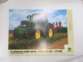 John Deere 6020-mallisto 132-173 hv traktori -myyntiesite / sales brochure