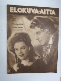 Elokuva-Aitta 1944 nr 3, Kansikuva Maaria Eira & Thure Bahne - Ballaadi, Tämän päivän elokuvanuorisoamme, Gösta Ekman, Clark Gable, Joulupukki murhattu?, ym.