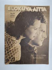 Elokuva-Aitta 1945 nr 19 Kansikuva Jean Chevrier & Carletti, Muoticocktail, Terveisiä Hollywoodista (Lily Leino), Norma Shearer, Neljäs periskooppi, ym.