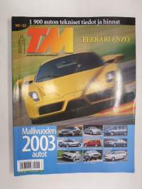 TEkniikan Maailma 2002 nr 18E - Mallivuosi 2003 autot