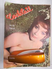 Cocktail 1968 nr 10 -aikuisviihdelehti, ruotsinkielinen / adult graphics magazine, in swedish