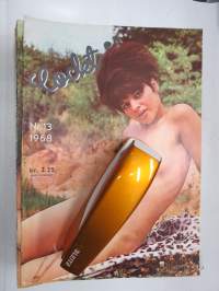 Cocktail 1968 nr 13 -aikuisviihdelehti, ruotsinkielinen / adult graphics magazine, in swedish
