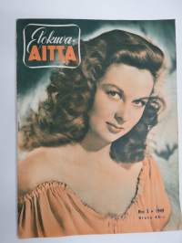 Elokuva-Aitta 1949 nr 3, Laila Rihte, Ilse Werner aikoo Amerikkaan, Mark Hellingen, Moira Shearer, Elokuva-Aitan Kultakynät jaettiin, Kristine Miller, ym.
