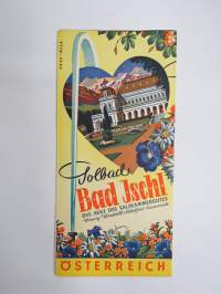 Solbad - Bad Ischl - Österreich - Itävalta -matkailuesite / kartta - travel brochure / tourist map