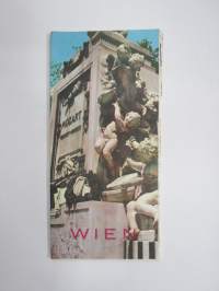 Wien - Österreich - Itävalta -matkailuesite / kartta - travel brochure / tourist map