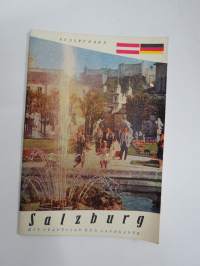 Salzburg - Österreich - Itävalta -matkailuesite / kartta - travel brochure / tourist map