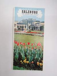 Salzburg - Österreich - Itävalta -matkailuesite / kartta - travel brochure / tourist map