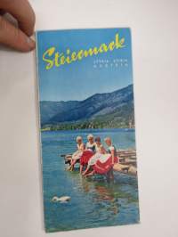 Steiermark - Styria / Styrie - Österreich - Itävalta -matkailuesite / kartta - travel brochure / tourist map