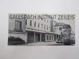 Galspach Institut Zeiles - Österreich - Itävalta -matkailuesite / kartta - travel brochure / tourist map