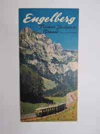 Engelberg Trübsee-Jochpass Brunni (Schweitz-Switzerland-Suisse)-matkailuesite / kartta - travel brochure / tourist map