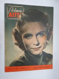 Elokuva-Aitta 1951 nr 4, Kansikuva Kyllikki Forssell,  Punainen sulka, Tapio Rautavaara, Willi Forst & Hildegard Knef, Tähtikuvasto Gale Sondergaard - Ronald Colman