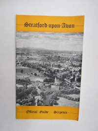 Stratford-upon-Avon -matkailuesite / kartta - travel brochure / tourist map