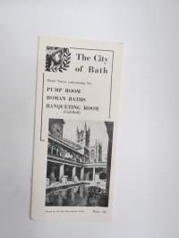 The City of Bath -matkailuesite / kartta - travel brochure / tourist map