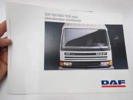 DAF 600 / 800 / 1000 sarja jakeluautot - myyntiesite / truck sales brochure, in finnish