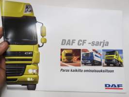 DAF CF-sarja -myyntiesite / truck sales brochure, in finnish