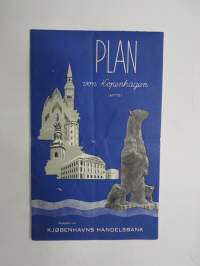 Plan von Copenhagen -matkailuesite / kartta - travel brochure / tourist map